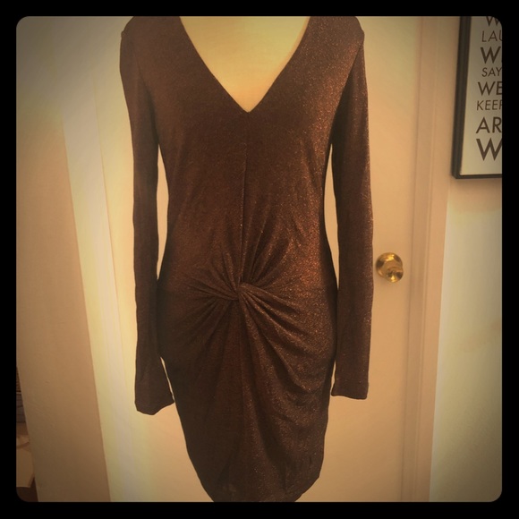 ted baker bronze dress